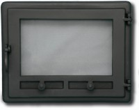MAXI - Kachľové dvierka liatinové Obdĺžnik KDM 47 -29 "SKLO"